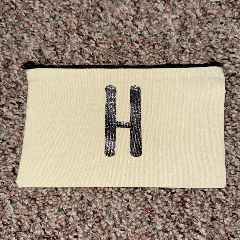 H Makeup Bag